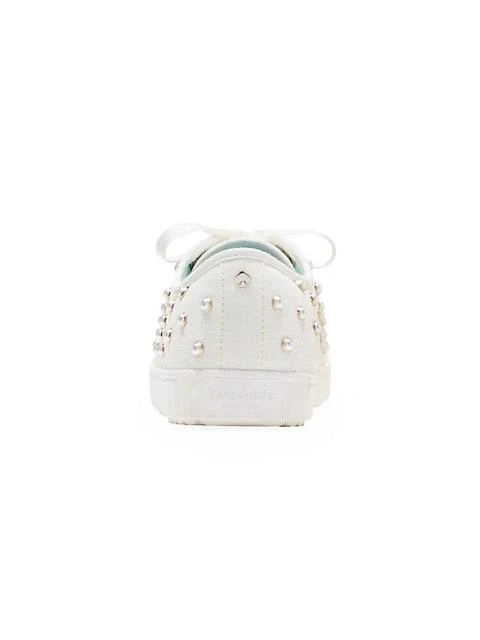 商品Kate Spade|Match Pearls Canvas Sneakers,价格¥447,第3张图片详细描述