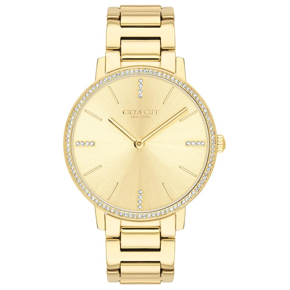 Women's Audrey Gold-Tone Stainless Steel Bracelet Watch 35mm商品第1张图片规格展示