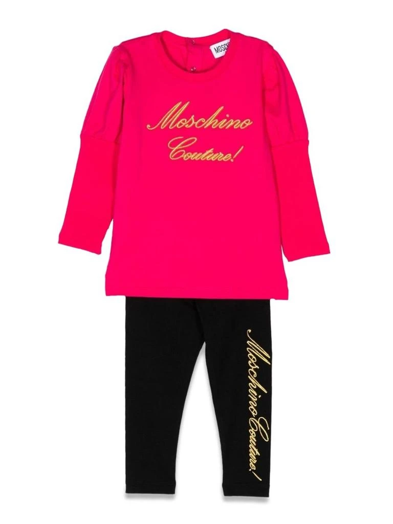 商品Moschino|Moschino Kids Long Sleeved T-Shirt Leggings Set,价格¥779,第1张图片