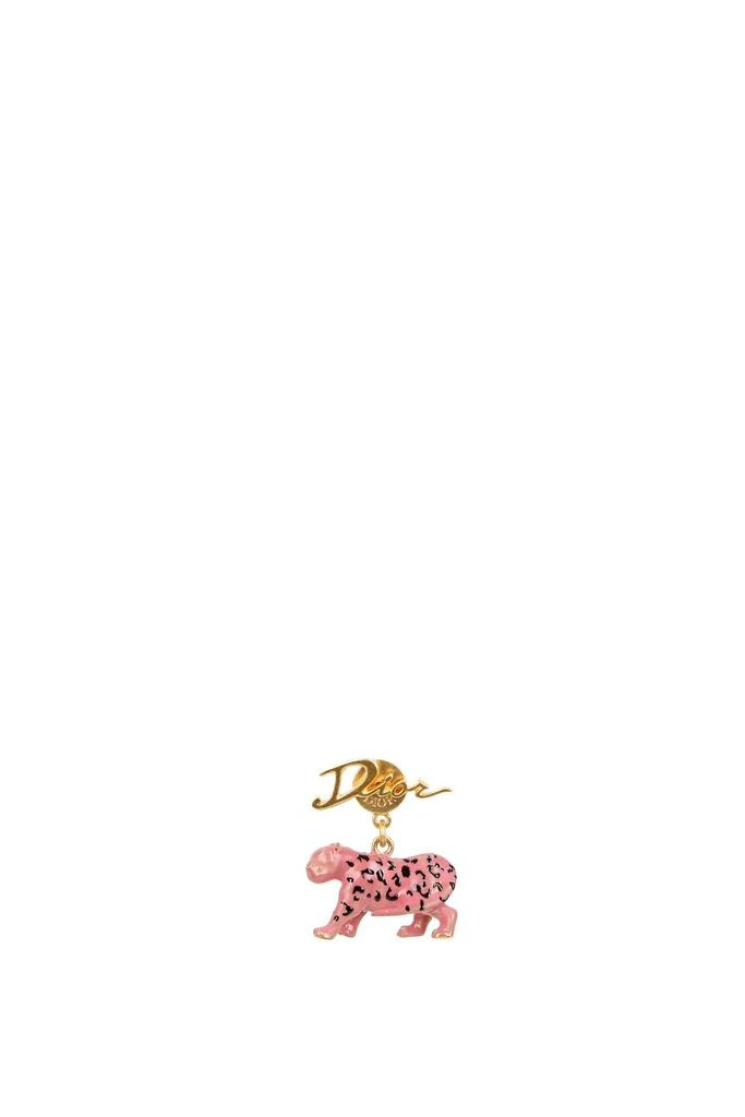 商品Dior|Earrings single earring Metal Gold Pink,价格¥1258,第1张图片