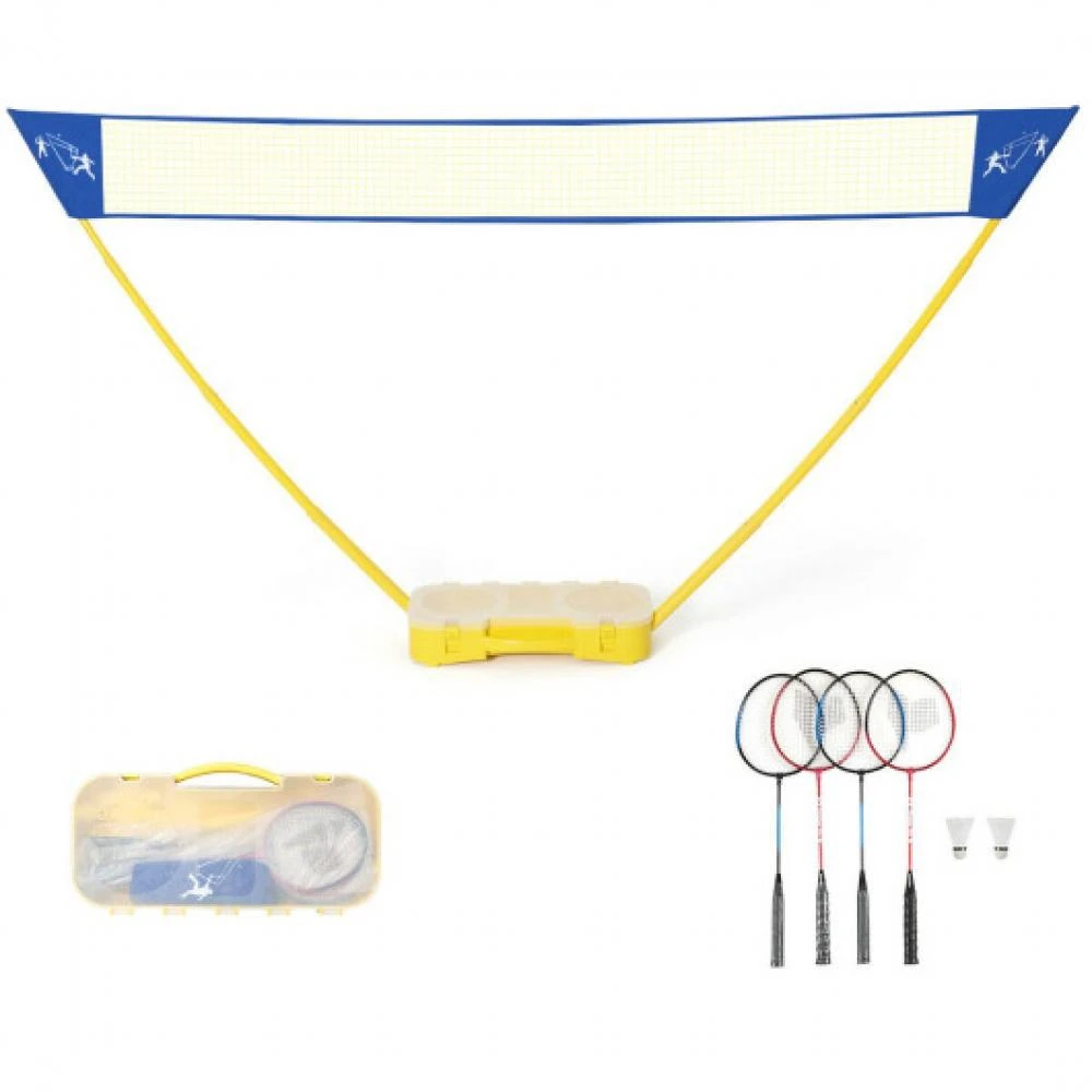 商品Hivvago|Portable Badminton Set Folding Tennis Badminton Volleyball Net,价格¥419,第3张图片详细描述