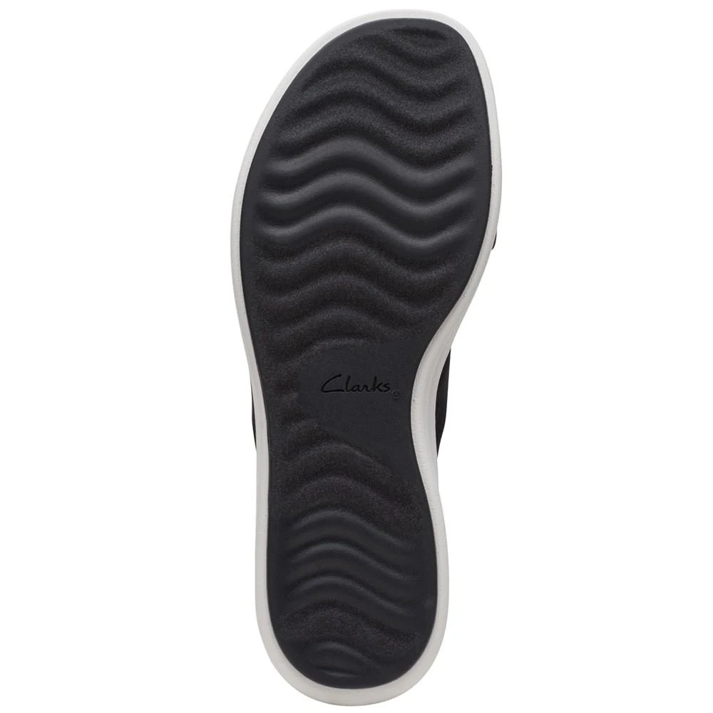 商品Clarks|Women's Cloudsteppers Drift Ave Slip-On Wedge Sandals,价格¥301,第5张图片详细描述