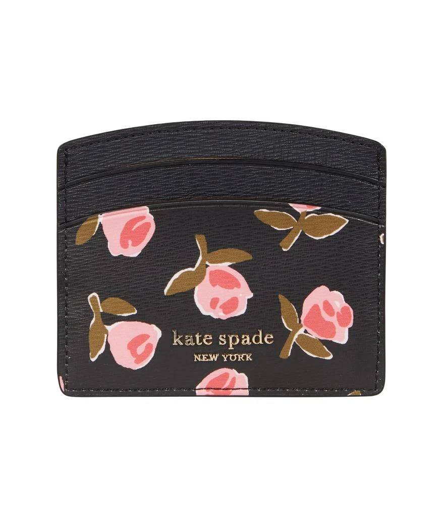 商品Kate Spade|Spencer Ditsy Rose Printed PVC Card Holder,价格¥285,第1张图片