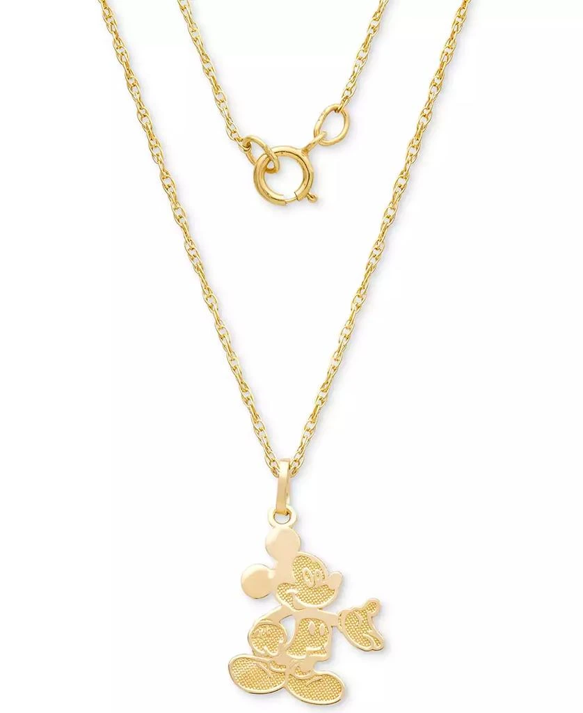 商品Disney|Children's Mickey Mouse 15" Pendant Necklace in 14k Gold,价格¥3816,第4张图片详细描述