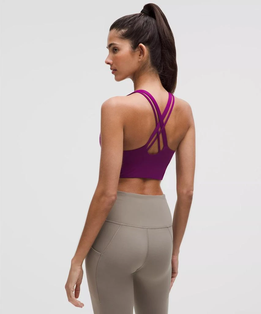 商品Lululemon|lululemon Energy Longline Bra Medium Support, B-D Cups *Evolve,价格¥310,第2张图片详细描述