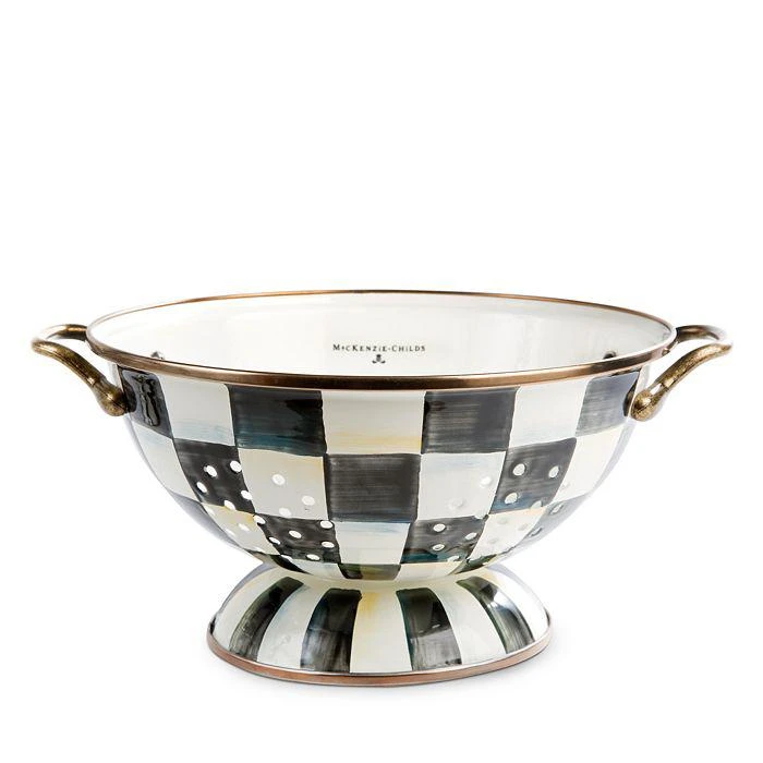 商品MacKenzie-Childs|Courtly Check Colander - Large,价格¥893,第1张图片