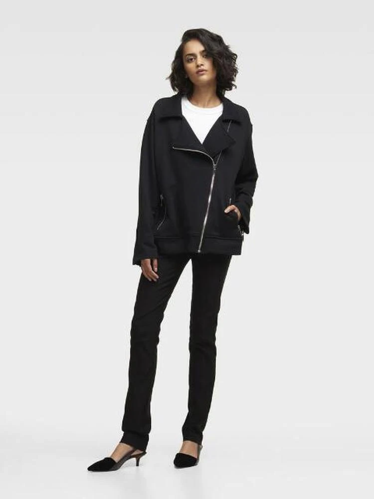 商品DKNY|Sweatshirt Moto Jacket,价格¥594,第2张图片详细描述