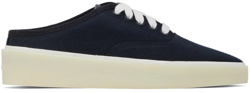 商品Fear of god|Navy Canvas 101 Backless Sneakers,价格¥1778,第1张图片