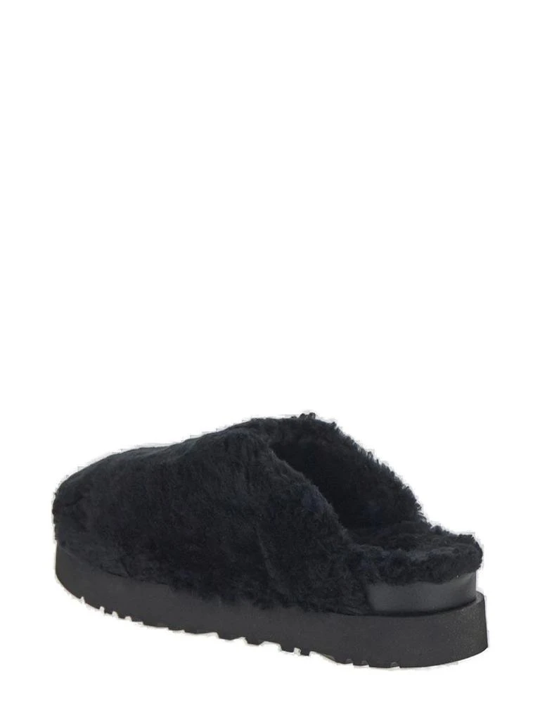 商品UGG|UGG Fuzz Sugar Logo Patch Slippers,价格¥851,第3张图片详细描述