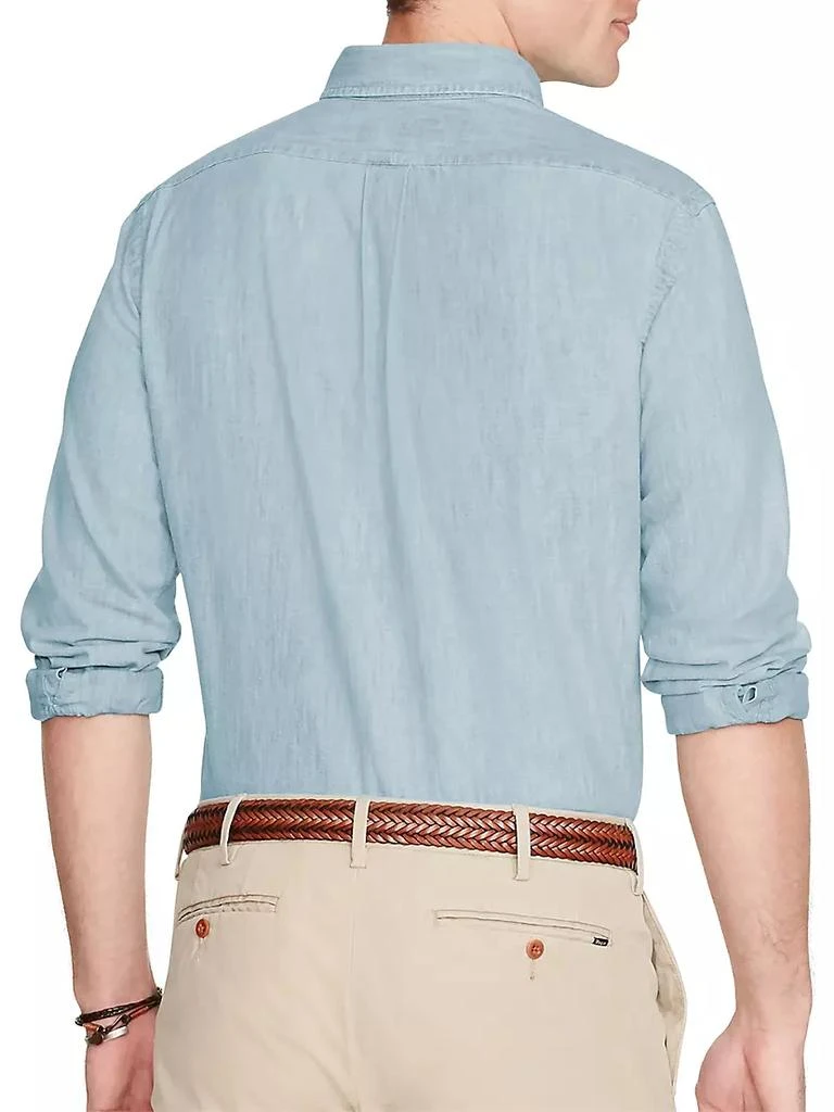 商品Ralph Lauren|Classic-Fit Chambray Shirt,价格¥937,第3张图片详细描述