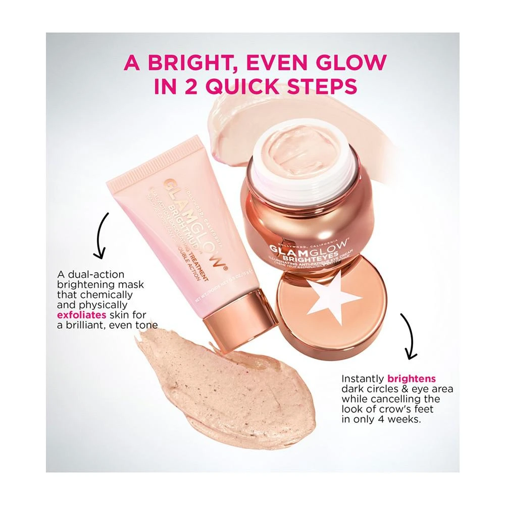 商品Glamglow|2-Pc. Rosé Glow Eye Cream & Face Mask Set,价格¥157,第3张图片详细描述