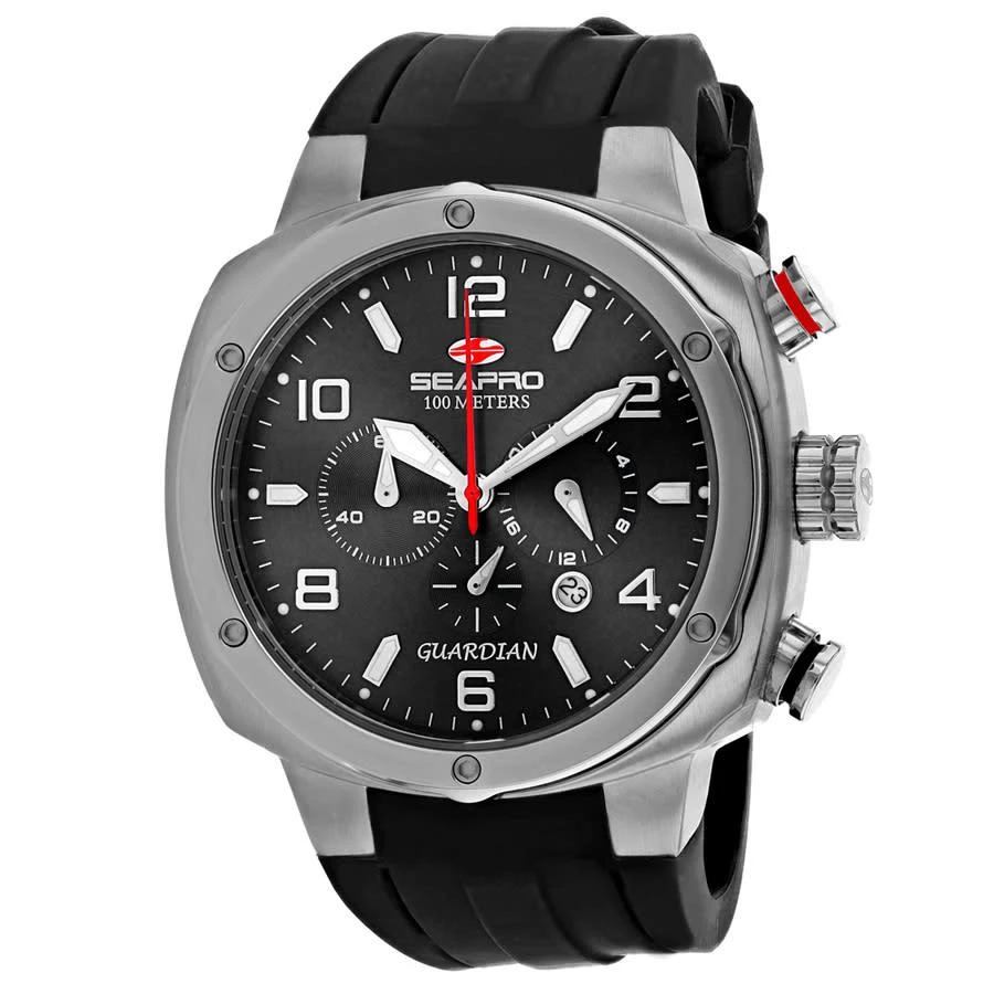 商品Seapro|Guardian Chronograph Quartz Black Dial Men's Watch SP3341,价格¥2594,第1张图片