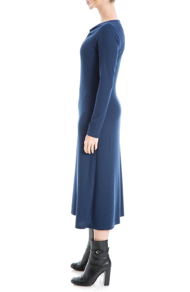 Keyhole Long Sleeve Maxi Dress商品第3张图片规格展示