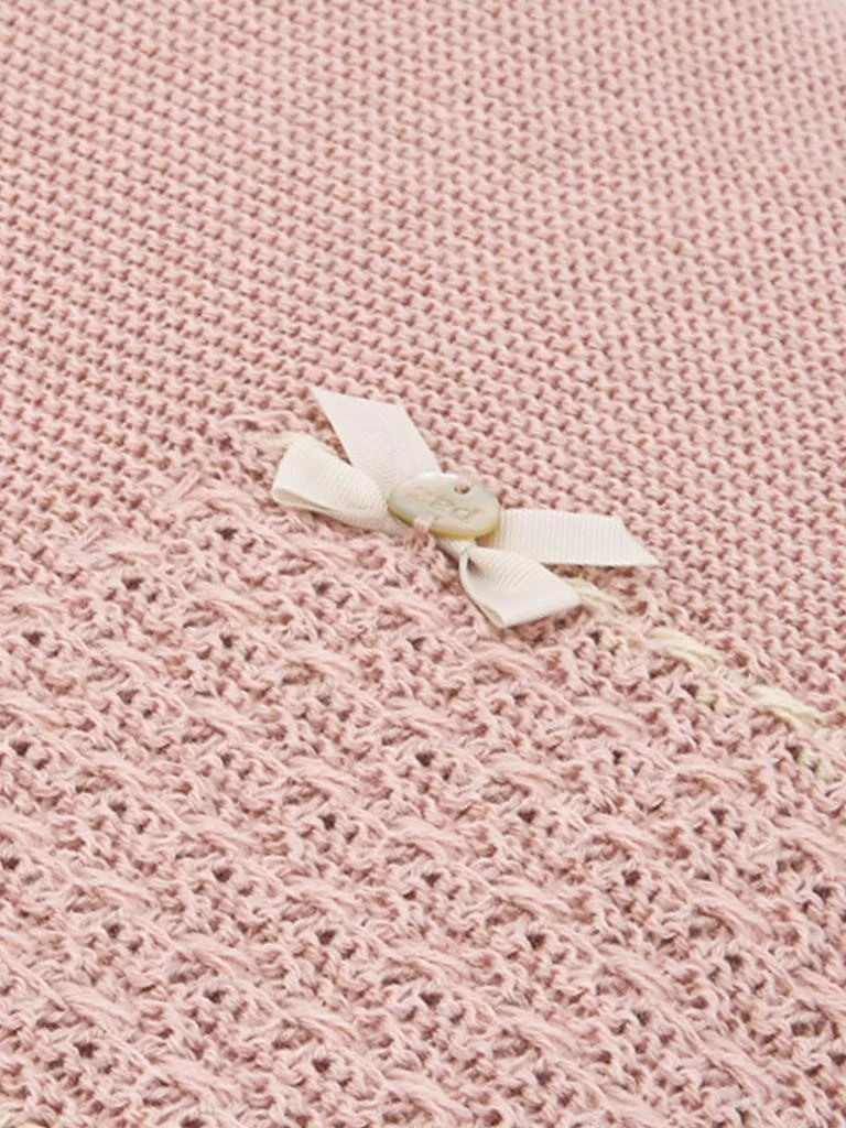 商品Paz Rodriguez|Baby Girls Cotton and Cashmere Blanket in Pink,价格¥376,第2张图片详细描述