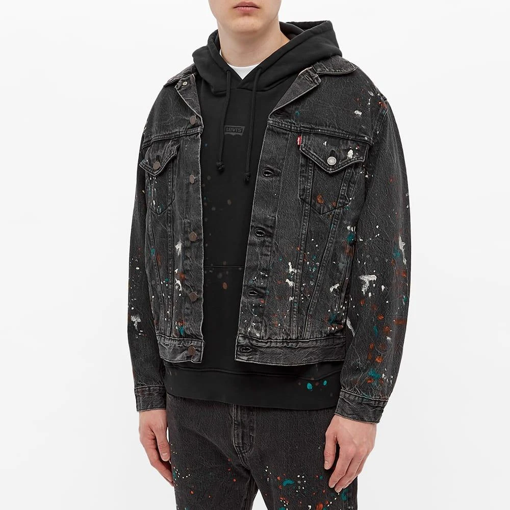 商品Levi's|END. x Levi's 'Painted' Selvedge Trucker Jacket,价格¥727,第5张图片详细描述