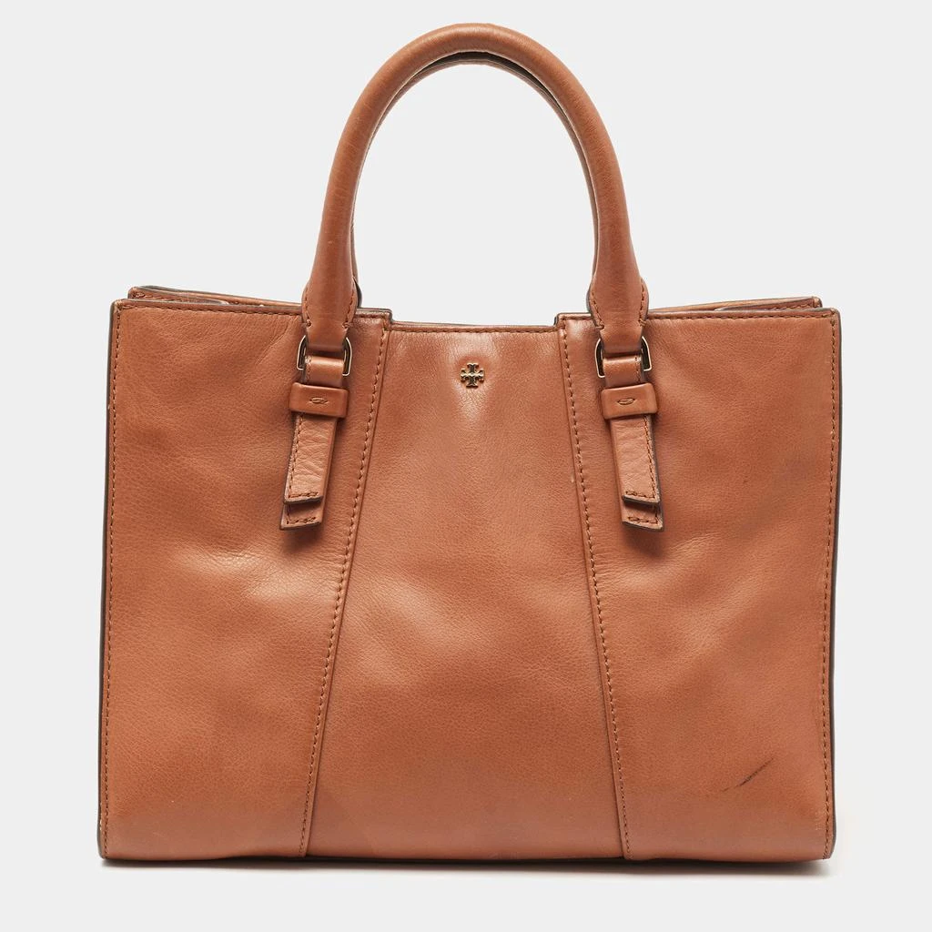 商品[二手商品] Tory Burch|Tory Burch Brown Leather Tote ,价格¥893,第1张图片