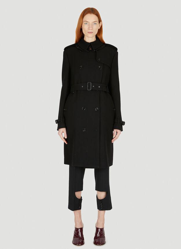 Cape Back Coat in Black商品第1张图片规格展示