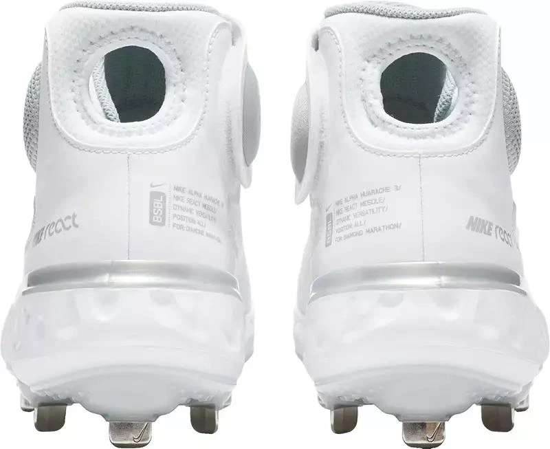 商品NIKE|Nike Men's Alpha Huarache Elite 3 Mid Metal Baseball Cleats,价格¥779,第5张图片详细描述