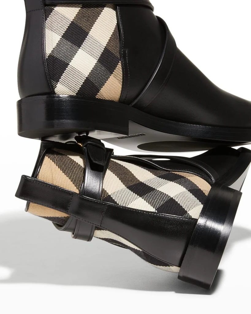 Pryle Equestrian Check Ankle Booties 商品