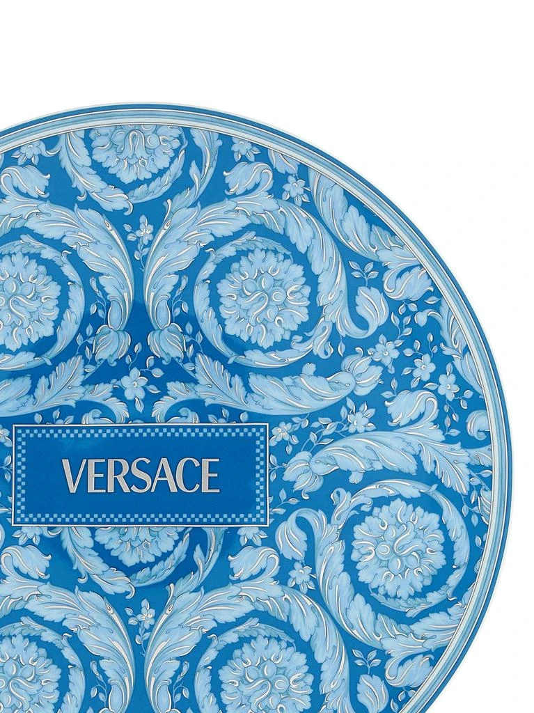 商品Versace Home|Barocco Teal Plates Light Blue,价格¥1604,第3张图片详细描述