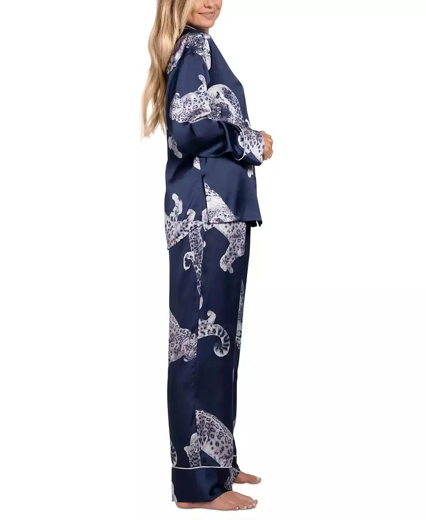 商品Midnight Bakery|Women's 2-Pc. Satin Printed Pajama Set,价格¥618,第3张图片详细描述