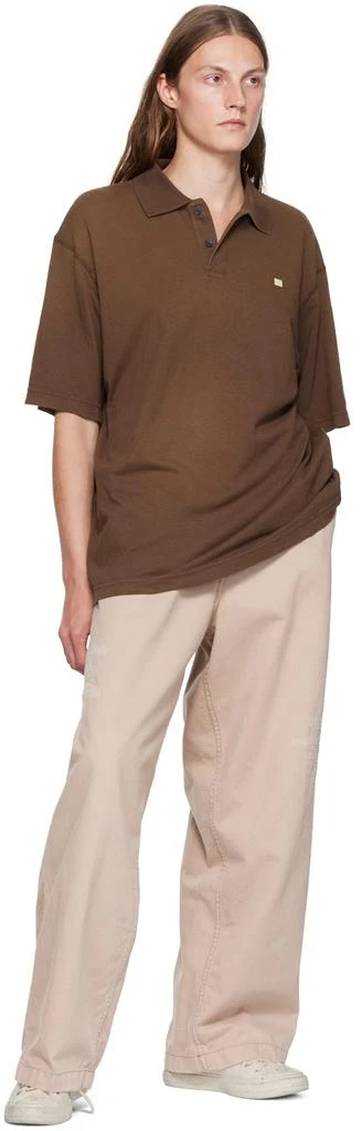 商品Acne Studios|Brown Organic Cotton Polo,价格¥949,第4张图片详细描述