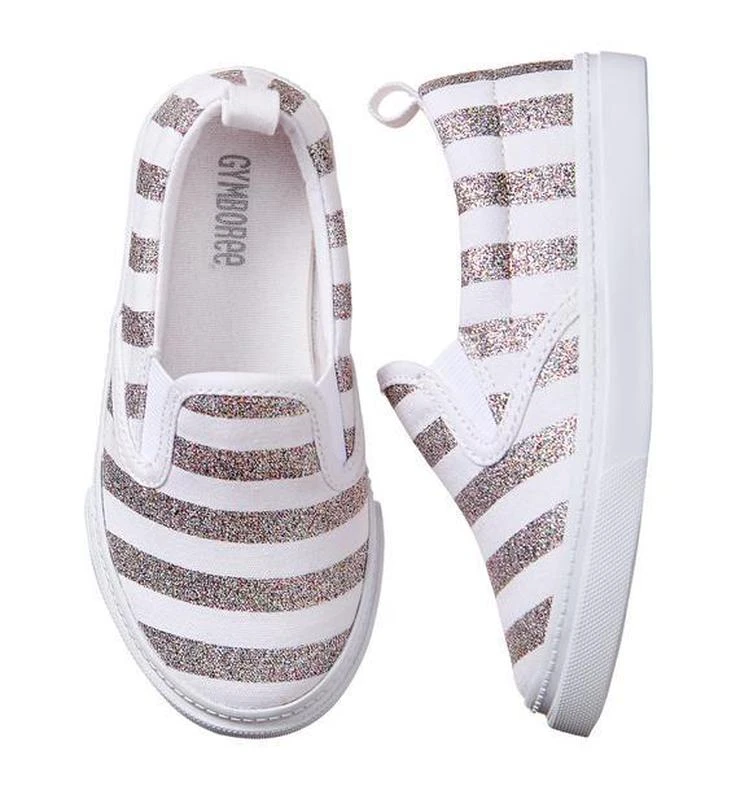 商品Gymboree|Sparkle Stripe Sneakers,价格¥74,第1张图片