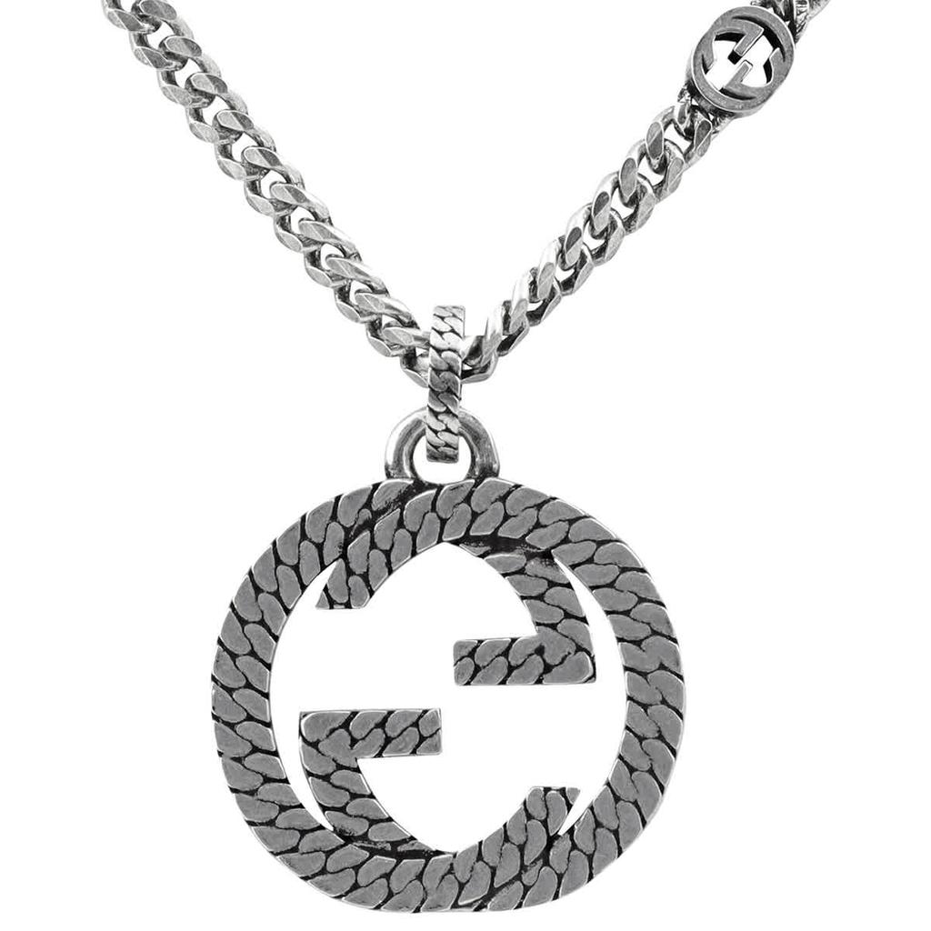 Gucci Mens 925-Sterling Sterling Necklace Size 20 inches商品第2张图片规格展示