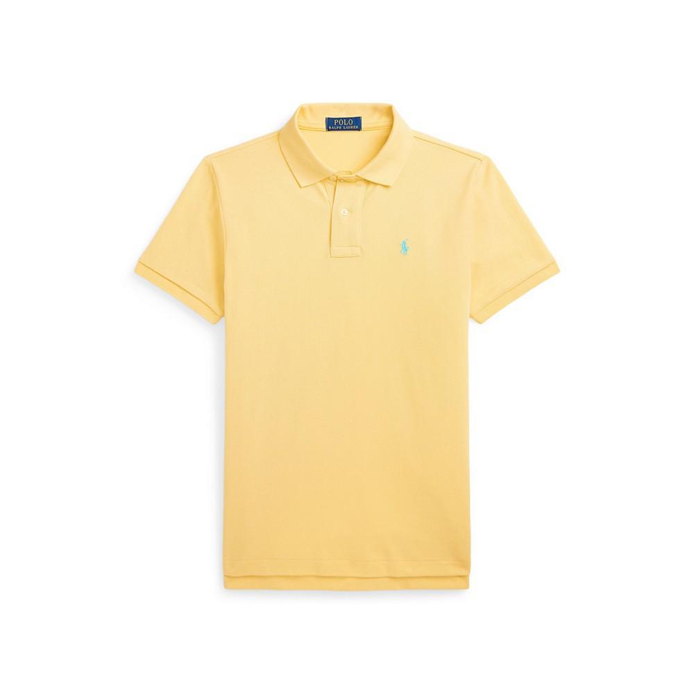商品Ralph Lauren|Big Boys Classic Fit Cotton Mesh Short Sleeve Polo Shirt,价格¥346,第1张图片