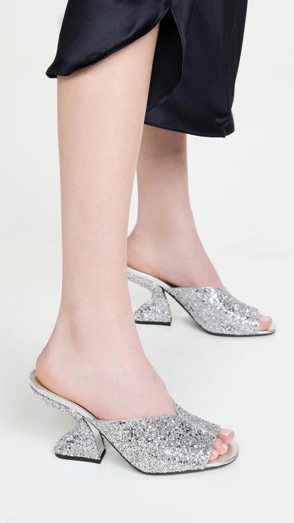 商品Salvatore Ferragamo|Salvatore Ferragamo 菲拉格慕 亮片穆勒鞋,价格¥2509,第3张图片详细描述