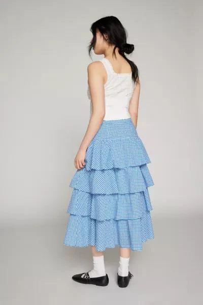 商品Kimchi Blue|Kimchi Blue Diana Tiered Maxi Skirt,价格¥227,第5张图片详细描述