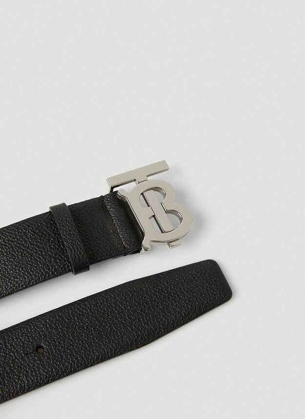 商品Burberry|Reversible TB Monogram Belt in Black,价格¥3528,第3张图片详细描述