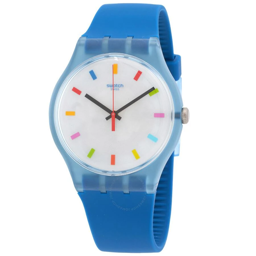 商品Swatch|Color Square Quartz White Dial Unisex Watch SUON125,价格¥460,第1张图片