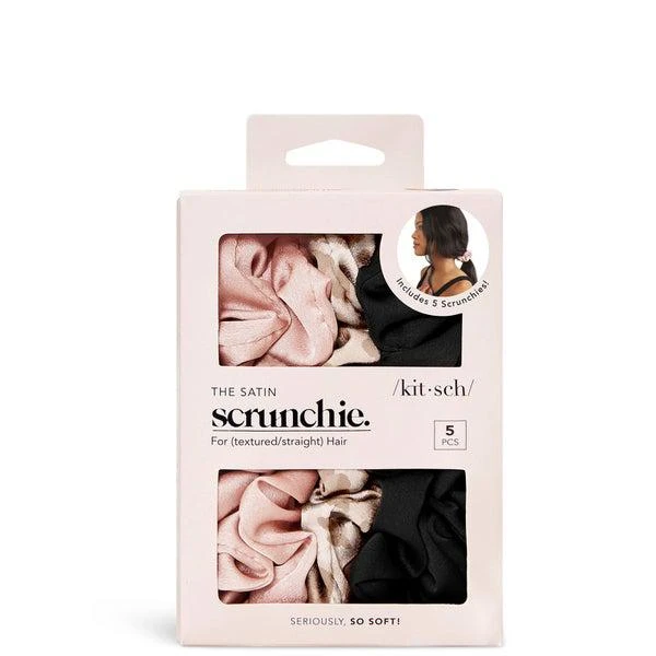 商品Lookfantastic|Kitsch Satin Sleep Scrunchies (Various Colours),价格¥80,第1张图片