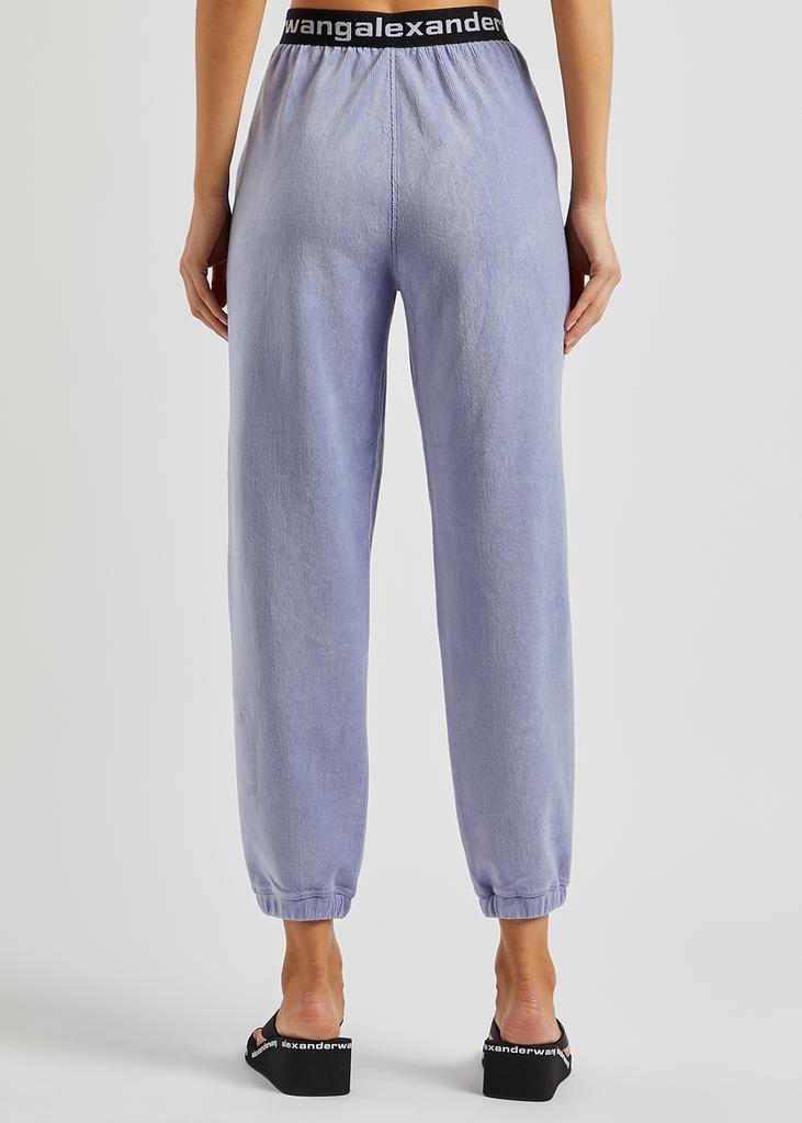 Blue stretch-corduroy trousers商品第3张图片规格展示