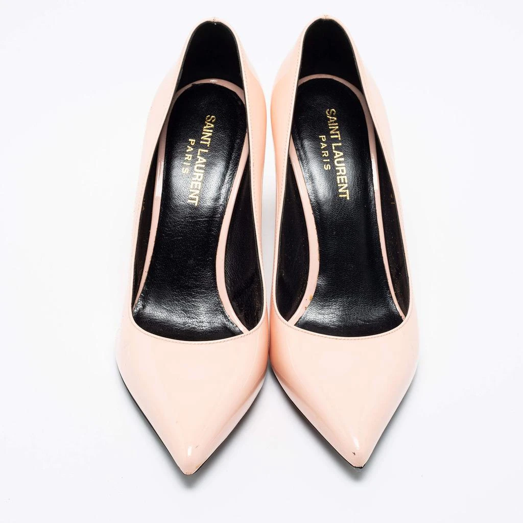 商品[二手商品] Yves Saint Laurent|Saint Laurent Nude Patent Leather Anja Pointed Toe Pumps  Size 37,价格¥1161,第3张图片详细描述