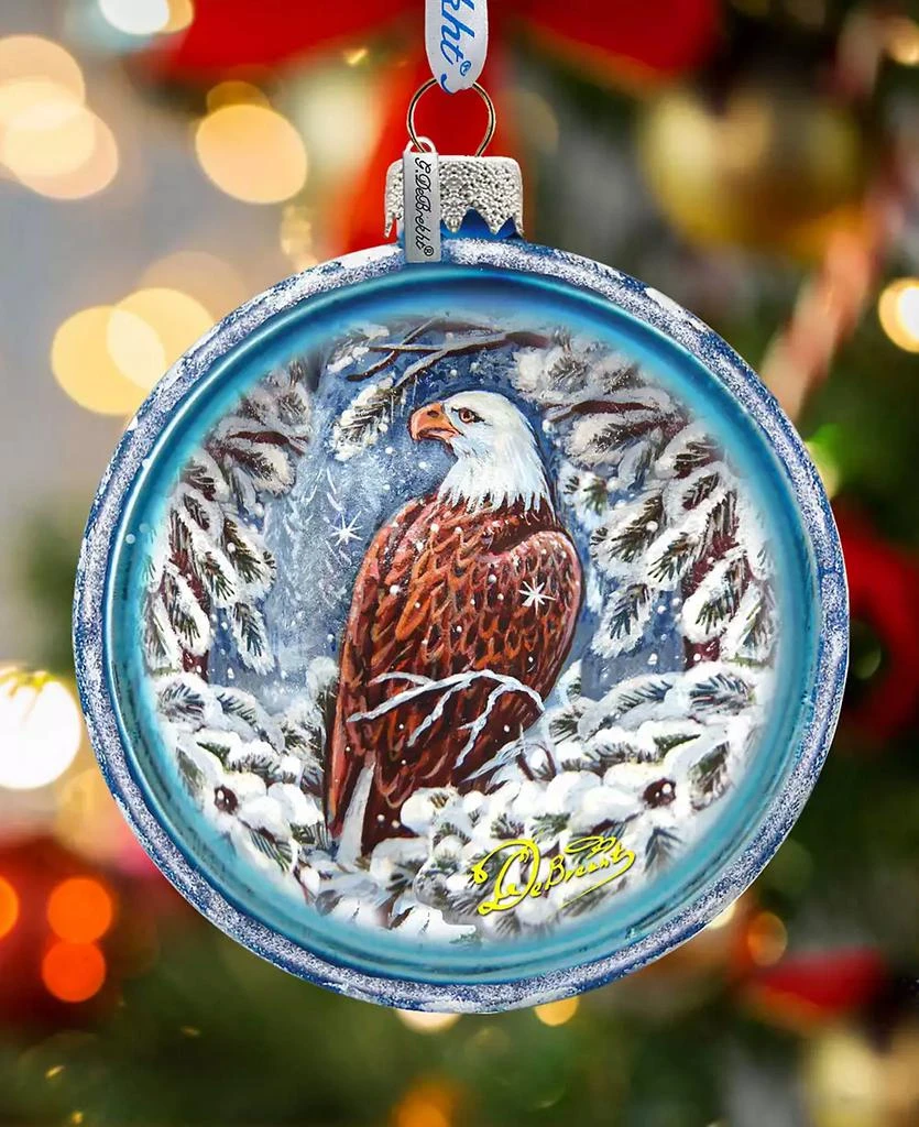 商品G.DeBrekht|Eagle Cut Ball Holiday Ornament,价格¥653,第1张图片