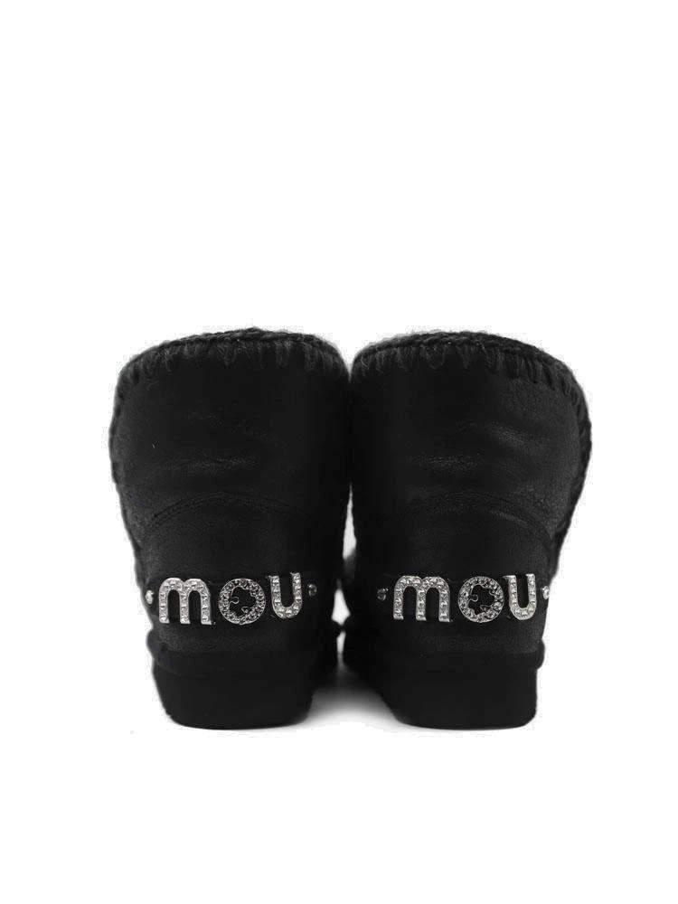 商品Mou|Mou Eskimo 18 Logo Embellished Chunky Snow Boots,价格¥1678,第4张图片详细描述
