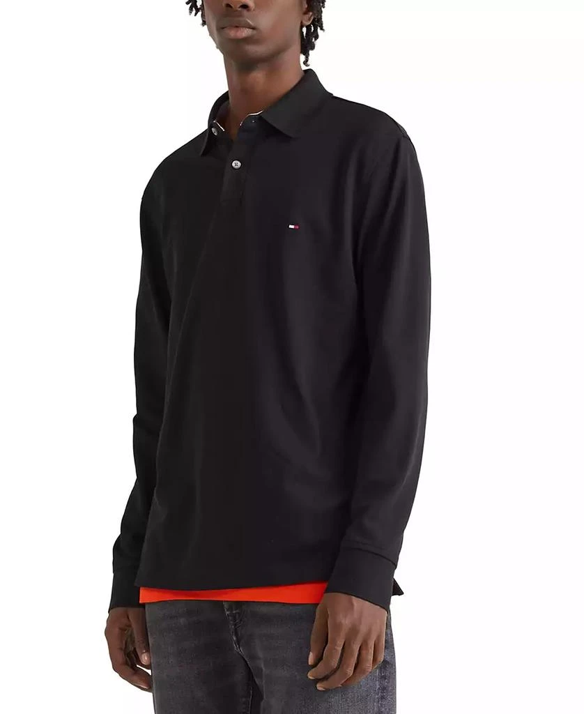 商品Tommy Hilfiger|Men's 1985 Regular-Fit Long-Sleeve Polo Shirt,价格¥617,第1张图片