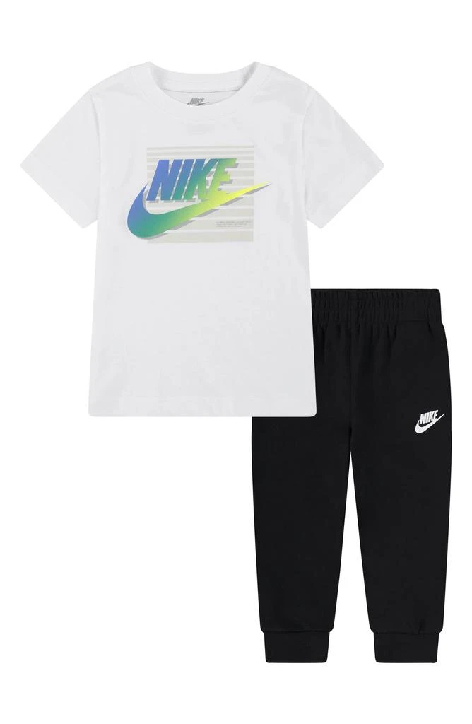 商品NIKE|Kids' Futura Block Short Sleeve Shirt & Joggers Set,价格¥152,第1张图片