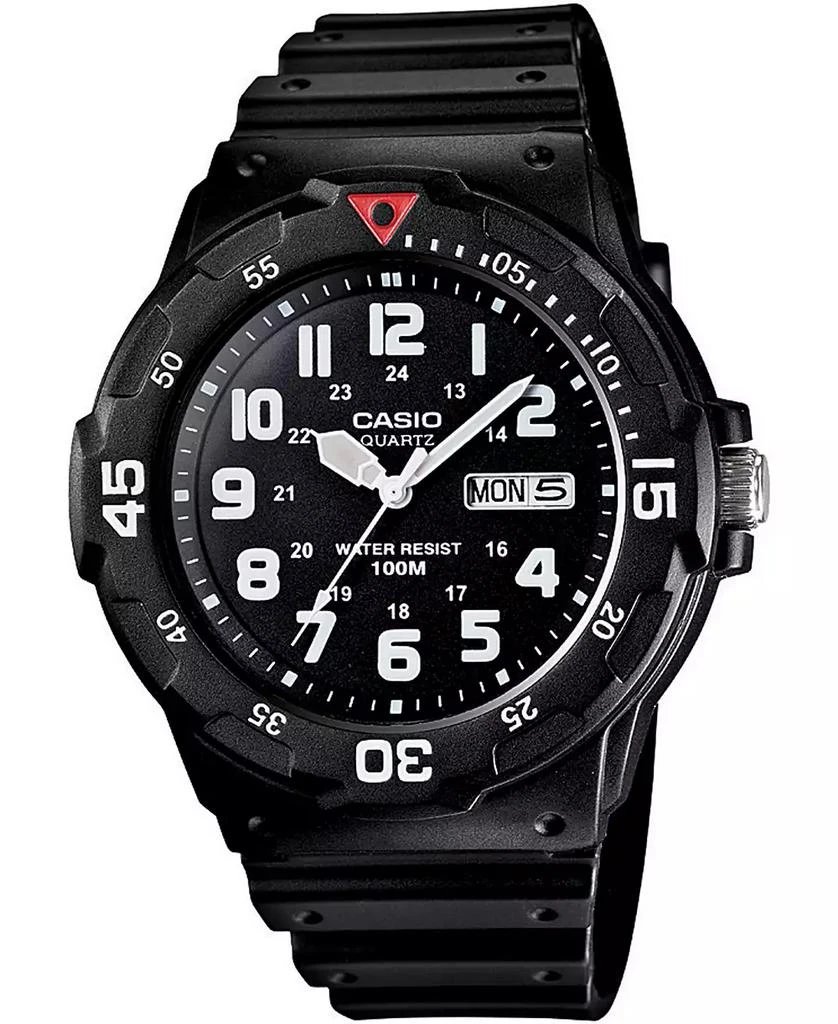 商品Casio|Men's Black Resin Strap Watch 43mm,价格¥246,第1张图片