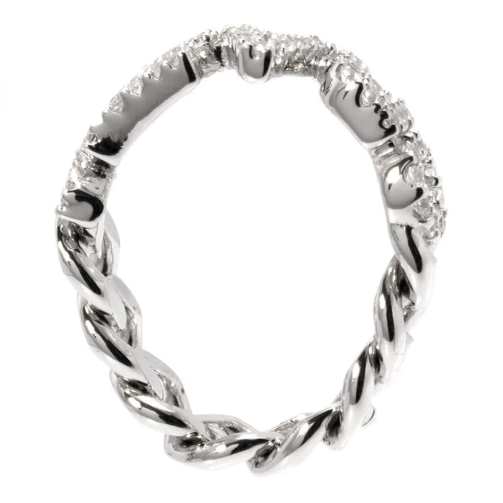 商品apm Monaco|Ladies Crazy Sterling Silver Ring,价格¥315,第3张图片详细描述