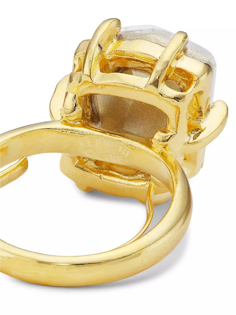 商品Kenneth Jay Lane|22K-Gold-Plated & Crystal Ring,价格¥599,第3张图片详细描述