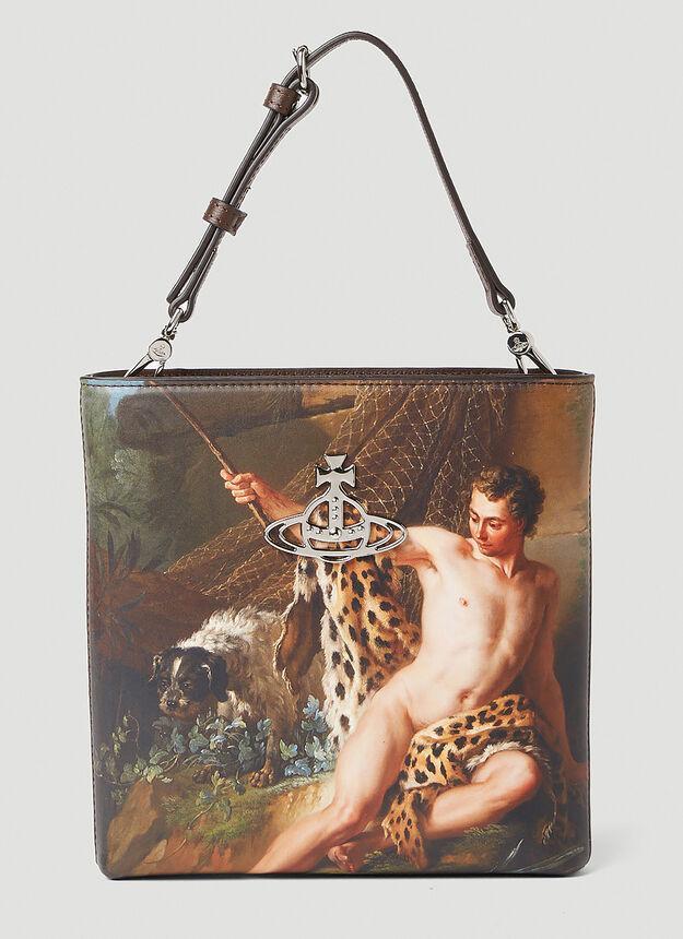 商品Vivienne Westwood|Fisherman Shoulder Bag in Brown,价格¥3077,第1张图片
