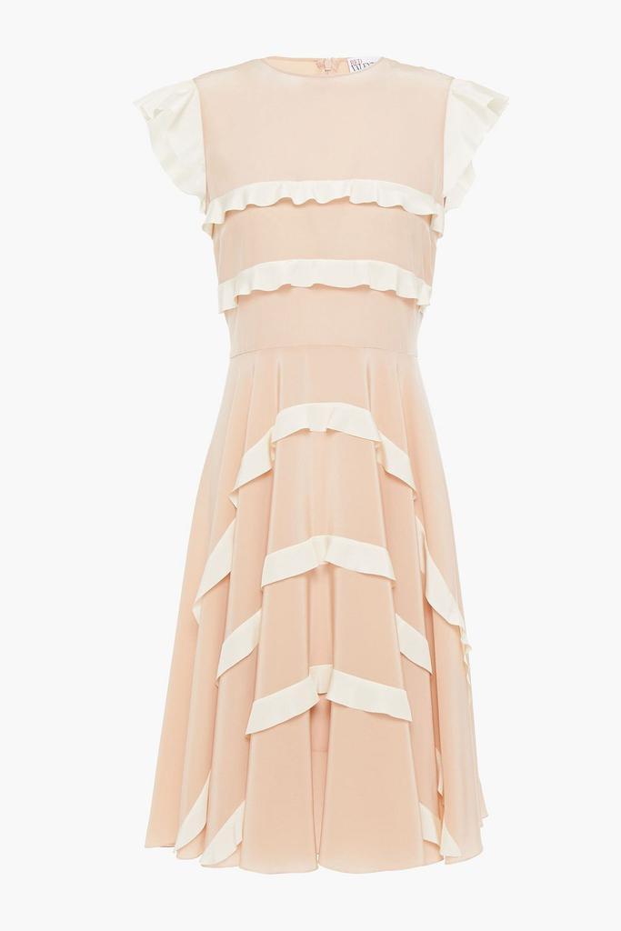 商品RED Valentino|Ruffled silk crepe de chine dress,价格¥2554,第1张图片