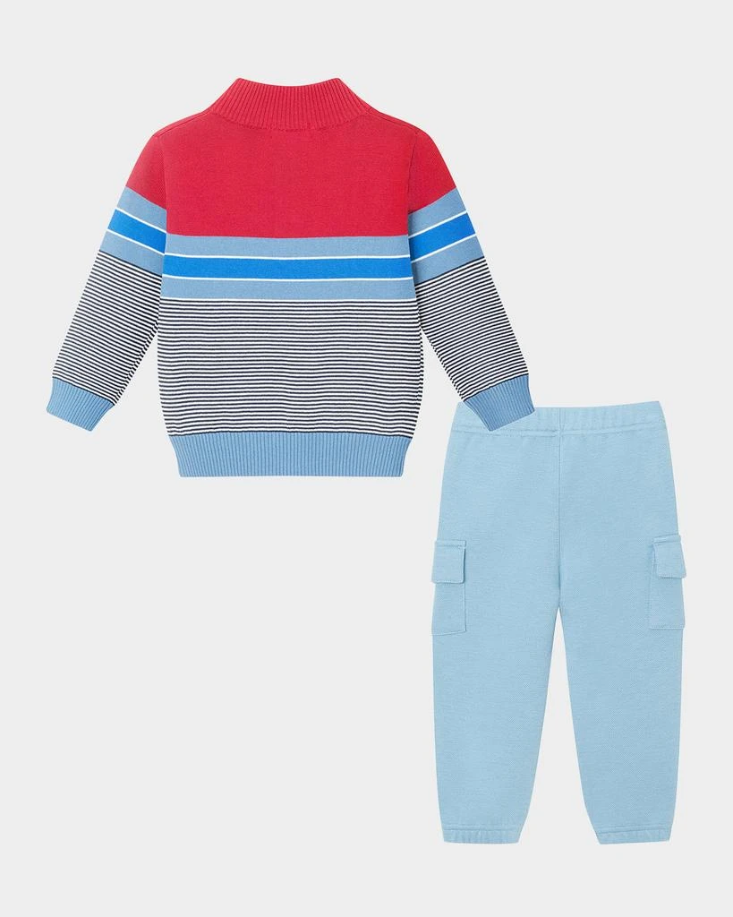 商品Andy & Evan|Boy's Striped Sweater & Joggers Set, Size Newborn-24M,价格¥438,第3张图片详细描述