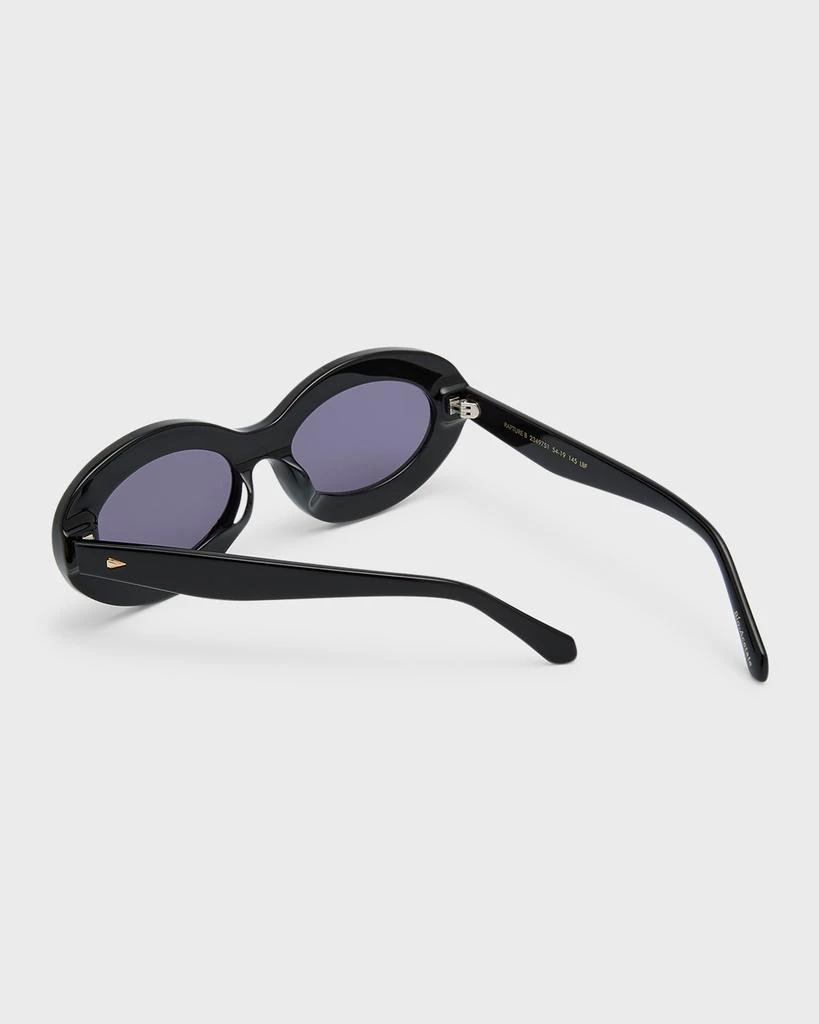 商品KAREN WALKER|Beveled Acetate Oval Sunglasses,价格¥1468,第2张图片详细描述