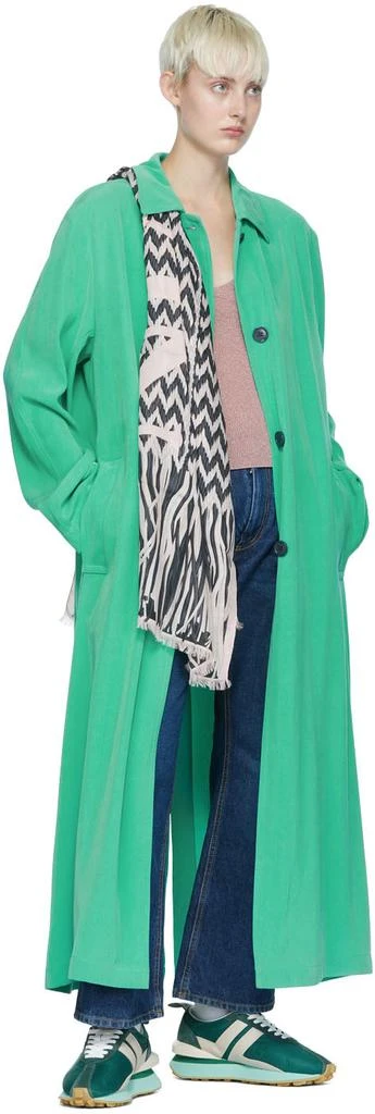 商品Lanvin|Pink & Black Modal Scarf,价格¥1335,第2张图片详细描述