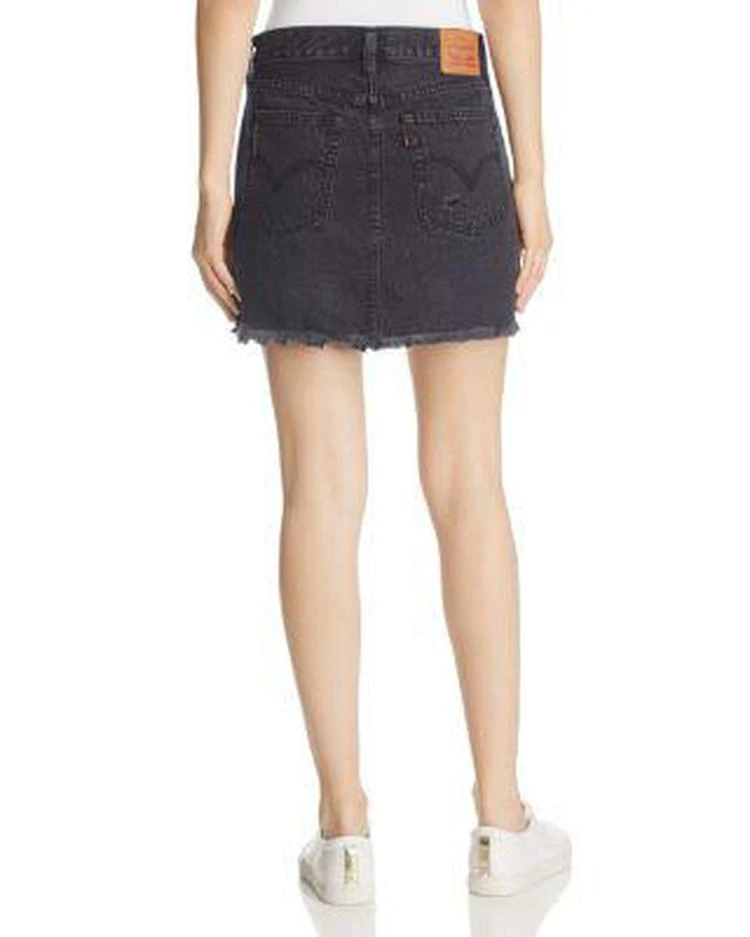 商品Levi's|牛仔迷你裙 Deconstructed Denim Mini Skirt in Gimme Danger,价格¥713,第2张图片详细描述