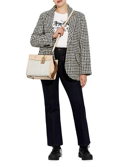 商品Coach|Rogue 25标志性字母提花牛皮托特,价格¥2541,第4张图片详细描述